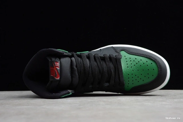 Jordan Green Retro High Black  555088-030 1 Pine 0809